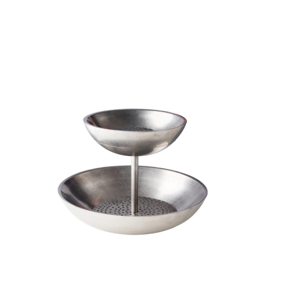 Etagère fruit de mer 2-lagen vintage 40/27 x 33 cm
