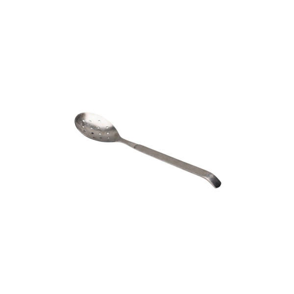 RVS opscheplepel geperforeerd vintage 30cm