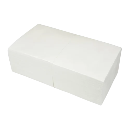 Servetten wit cellulose 2-laags 1/4de vouw 32 x 32 cm (8 x 250 stuks per doos)