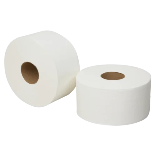 Toiletpapier Euro mini jumbo Cellulose 2-laags 180 mtr (12 rollen per pak)
