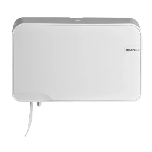 Dispenser Euro White Quartz duo toiletrolhouder compact (per stuk)