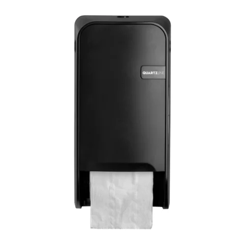 Dispenser Euro Black Quartz duo toiletrolhouder doprol (per stuk)