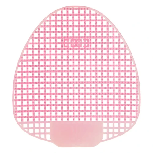 Urinoir matjes Melon/Roze met anti-spat haartjes (10 stuks per doos)