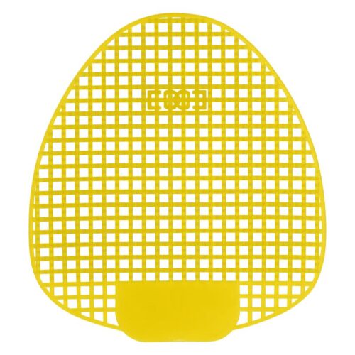 Urinoir matjes Mango/Geel met anti-spat haartjes (10 stuks per doos)