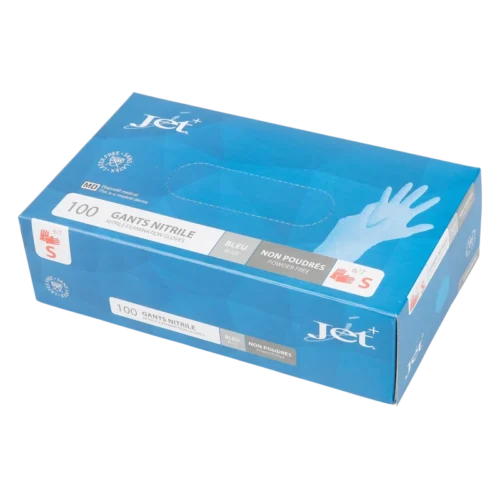 Nitril handschoenen blauw CAT III ongepoederd Small (10 x 100 stuks per doos)