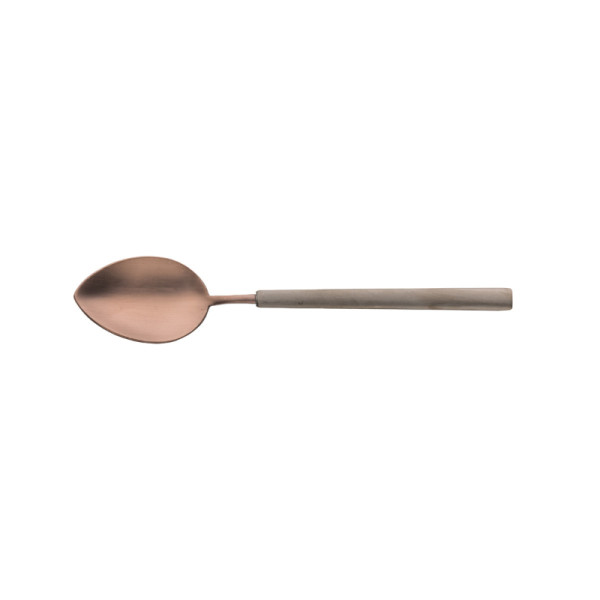 Tafellepel 18/10 mat choco/antraciet 20,4 cm