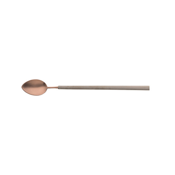 Sorbetlepel 18/10 mat choco/antraciet 21,0 cm