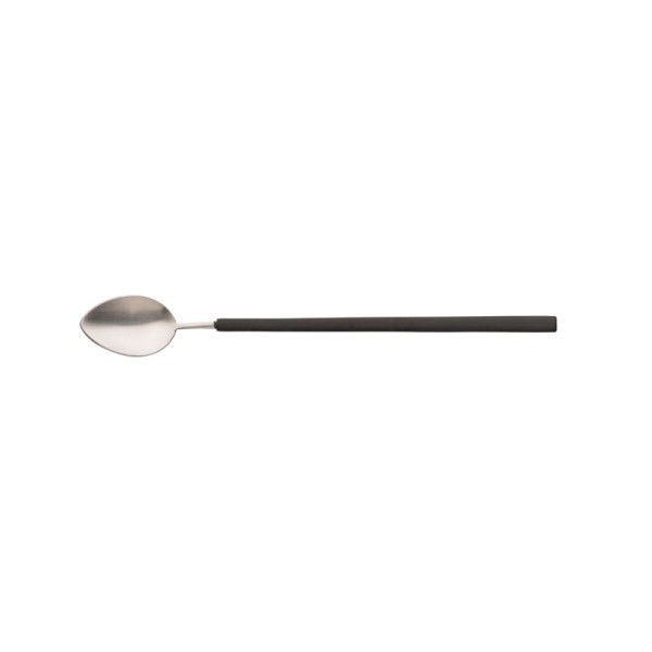 Sorbetlepel 18/10 vintage/mat zwart 21,0 cm