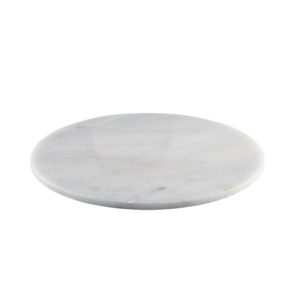 Wit marmeren plateau rond 33 cm