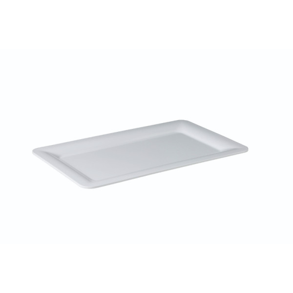 GN 1/1 plateau brede rand wit 52,5 x 32,5 x 2,5 cm