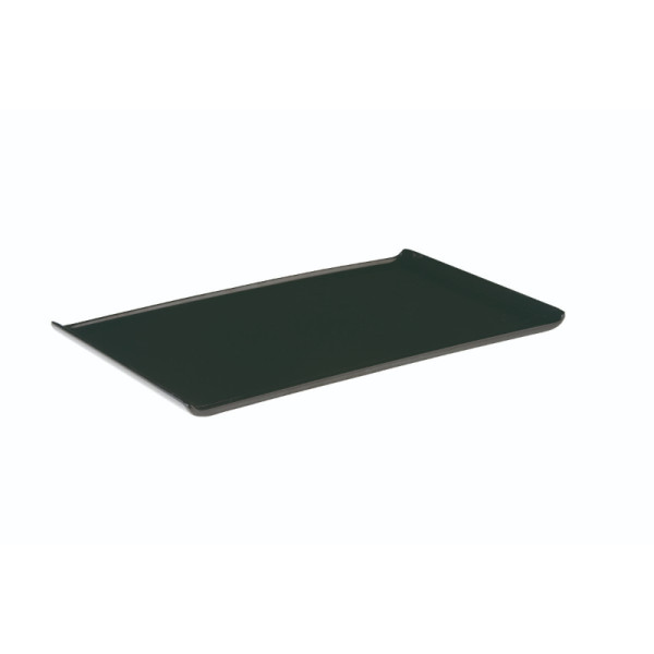 GN 1/1 plateau zonder rand zwart 53 x 32,2 x 2,7cm