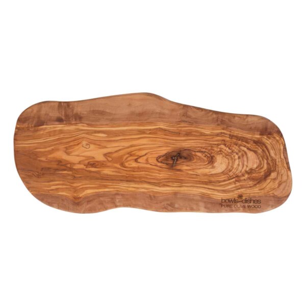 Pure Olive Wood Borrelplank 2 cm dik <br /> 50 t/m 55 cm - Afbeelding 2