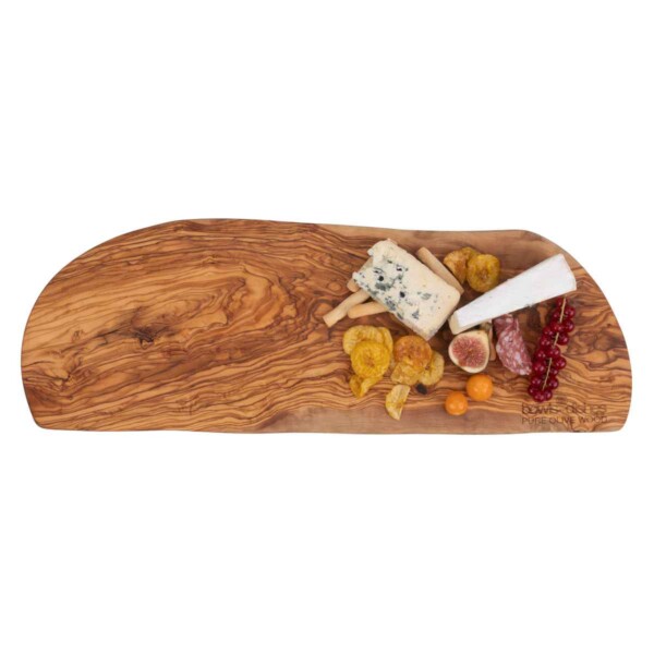 Pure Olive Wood Borrelplank 2 cm dik <br /> 55 t/m 60 cm - Afbeelding 2