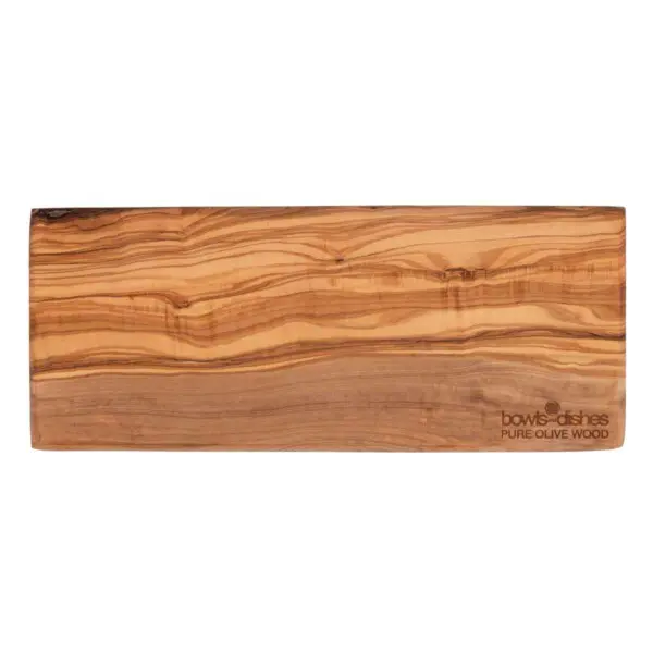 Pure Olive Wood Rechthoekige Plank <br /> 30 x 12 x 1.5 cm - Afbeelding 2