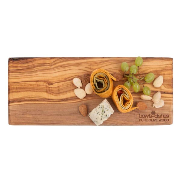 Pure Olive Wood Rechthoekige Plank <br /> 30 x 12 x 1.5 cm