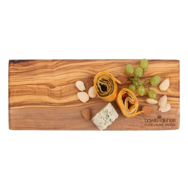 Pure Olive Wood Rechthoekige Plank <br /> 30 x 12 x 1.5 cm