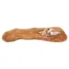 Pure Olive Wood Ovale Buffetplank XL <br /> 70 t/m 80 x 2 cm