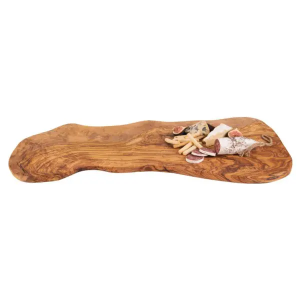 Pure Olive Wood Ovale Buffetplank XL <br /> 70 t/m 80 x 2 cm