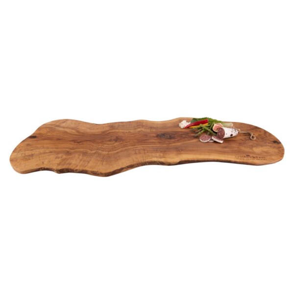 Pure Olive Wood Ovale Buffetplank XL <br /> 100 t/m 110 x 2 cm - Afbeelding 2