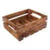 Pure Olive Wood <br /> Fruitkist 30 x 25 x 11 cm - Afbeelding 2