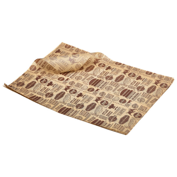 Vetvrij papier Steak House design 35x25cm 1000st