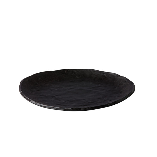 Oyster bord zwart 27 cm