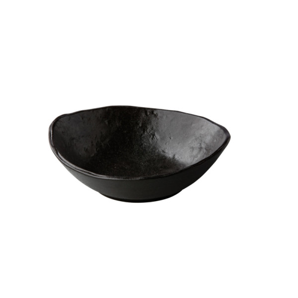 Oyster kom zwart 18 cm