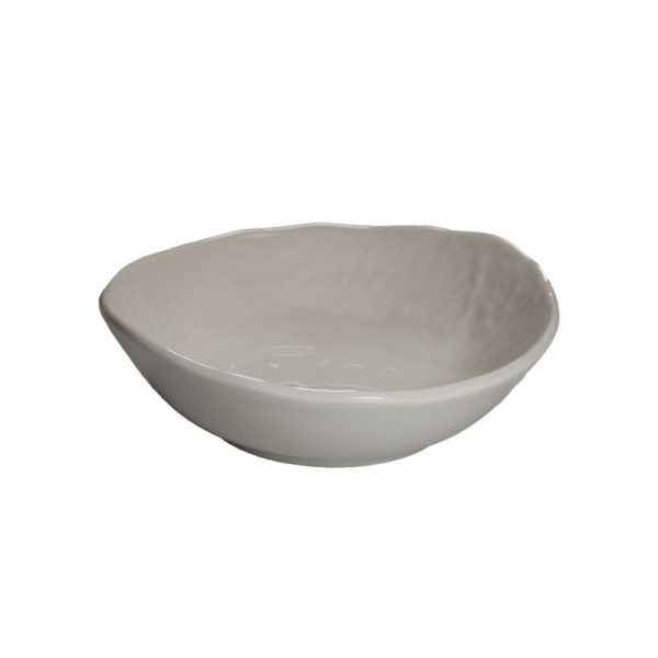 Oyster kom wit 18 cm