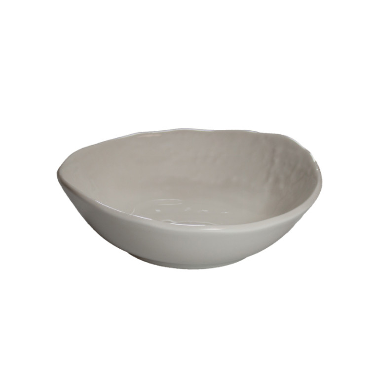 Oyster kom wit 18 cm
