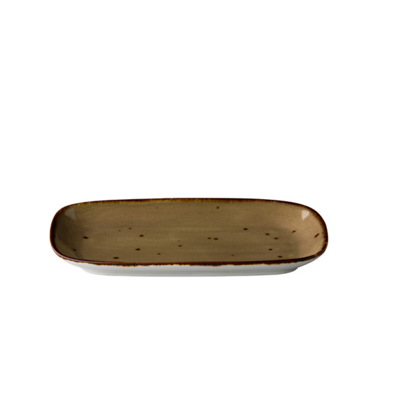 Bord rechthoekig reactive sand 24,7 x 15,4 cm
