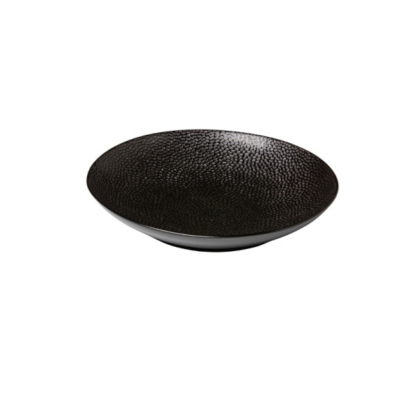 Honeycomb coupe bord diep zwart 25,5 cm