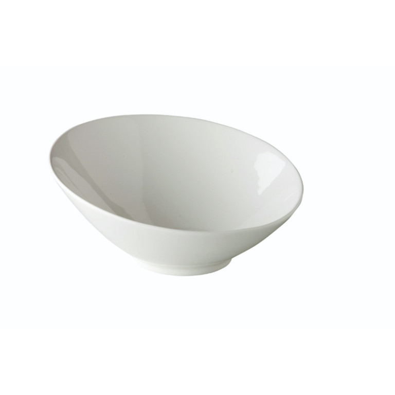 Q Fine China saladekom schuin 17,5 cm