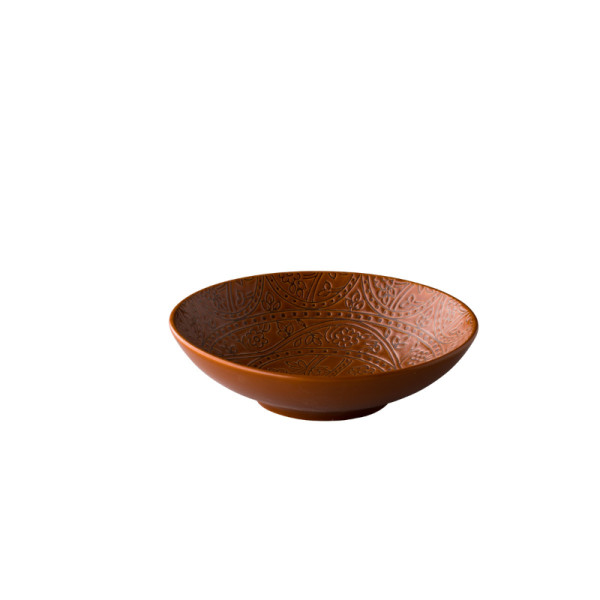 Barcelona bord diep bruin 19 cm