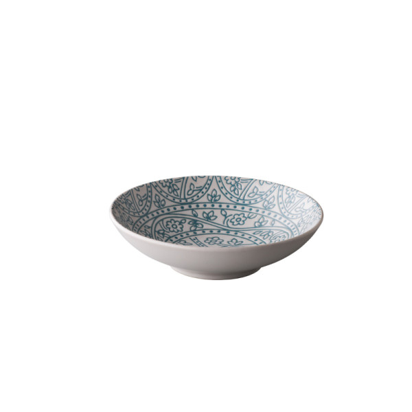 Barcelona bord diep blauw 19 cm