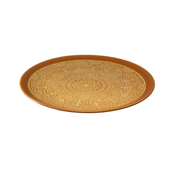 Barcelona bord oker 35 cm