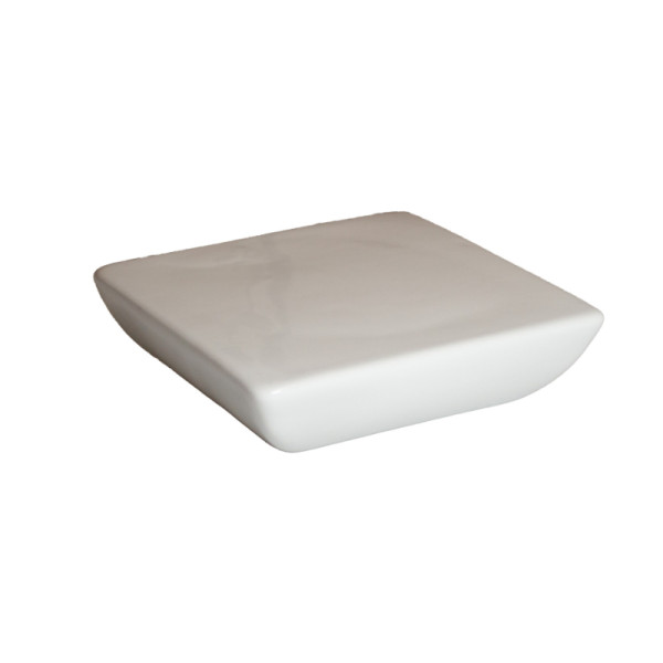 ShApes bord vierkant wit porselein L 14,4 x 4 cm