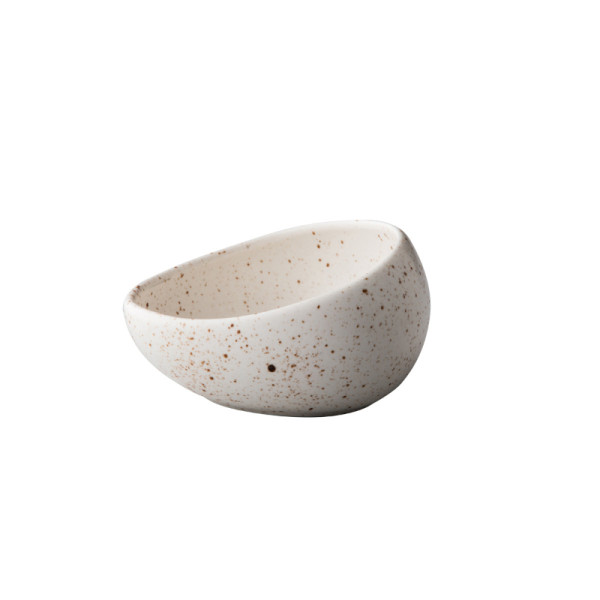 Tinto kom schuin mat wit S 10 cm