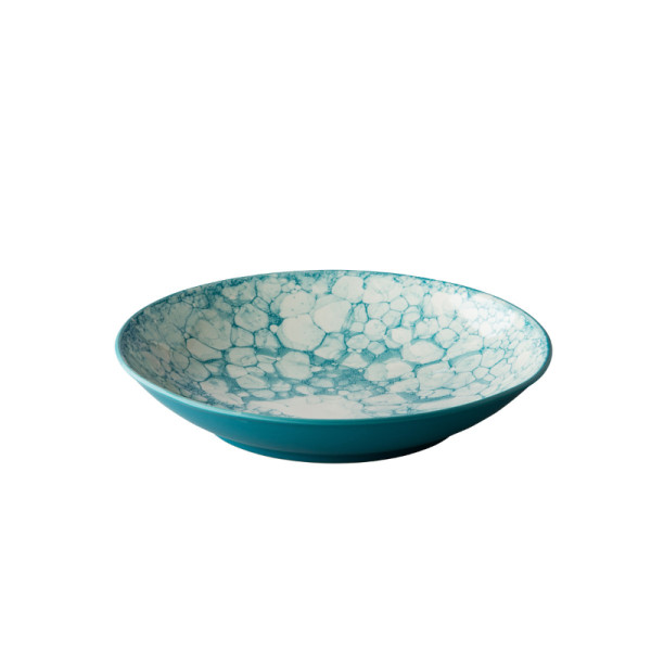 Bubble bord diep turquoise 25,5 cm