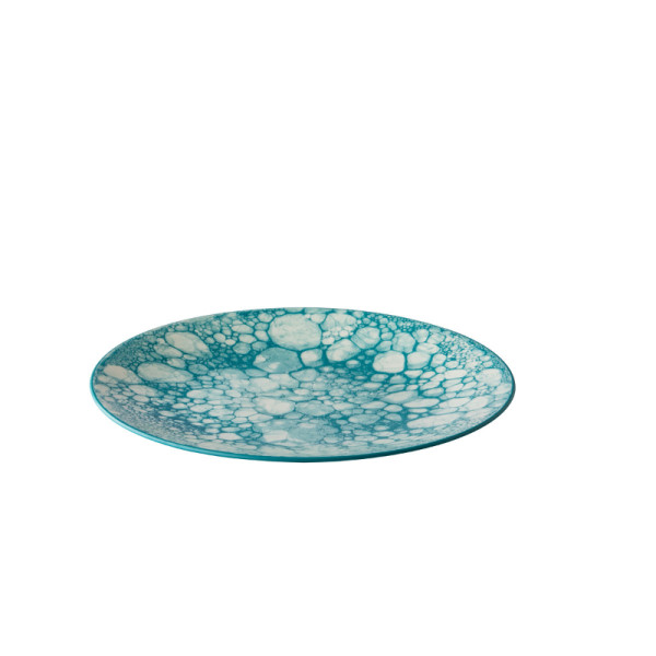 Bubble bord turquoise 27,5 cm