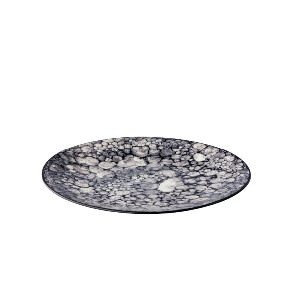 Bubble bord zwart 27,5 cm