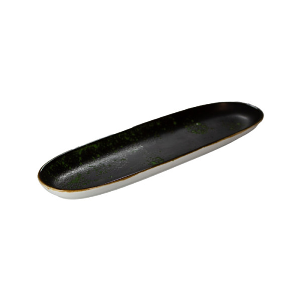 Amazon Jungle Green ovaal bord 34,2 x 10 cm