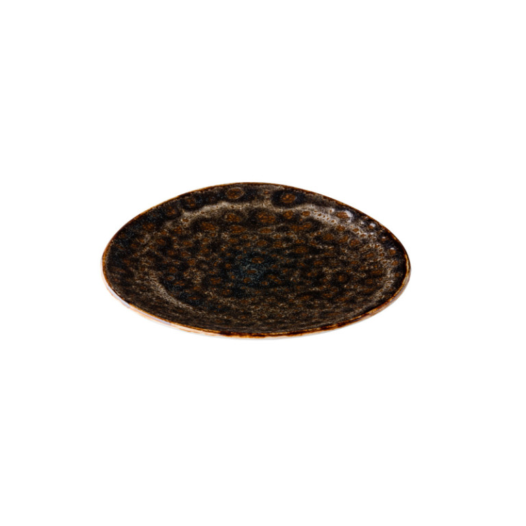 Jersey bord driehoek bruin 21 cm