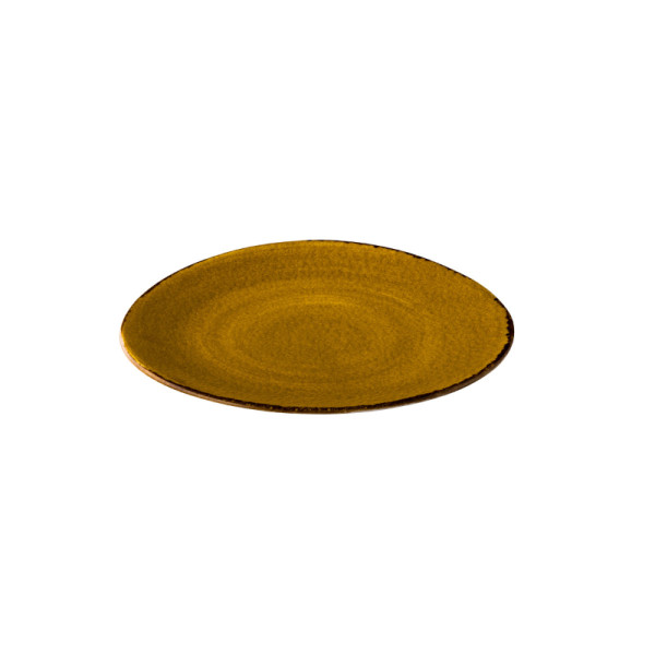 Jersey bord driehoekig geel 27 cm