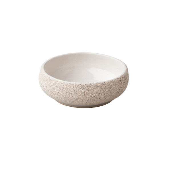 Vulcanic kom gebogen wit M 13 x 4,6 cm
