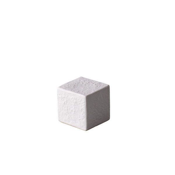 Cube rustiek wit 6 x 6 x 6 cm