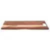 Pure Rose Wood Serveerplank Met Metalen Handgreep <br /> 39 x 20 x 2 cm - Afbeelding 3