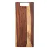 Pure Rose Wood Serveerplank Met Metalen Handgreep <br /> 49 x 20 x 2 cm - Afbeelding 2