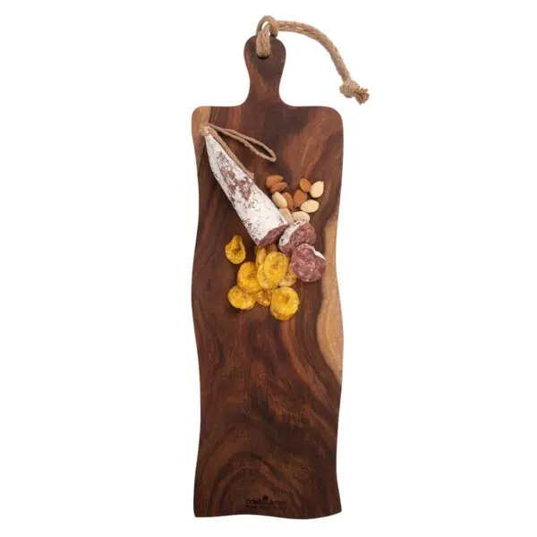 Pure Rose Wood Serveerplank Rustiek <br /> 59 x 18 x 2 cm