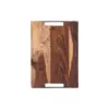 Pure Rose Wood Serveerplank Met 2 Metalen Handgrepen <br /> 35 x 25 x 4 cm