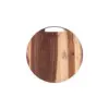Pure Rose Wood Serveerplank Rond Met Metalen Handgreep <br /> Ø 30 x 2 cm